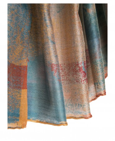 Палантин Женский SN40-FL.DU.CIEL/PECHE